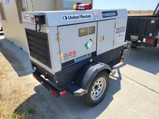 2019 Wacker Neuson G25 T4F Diesel Generator