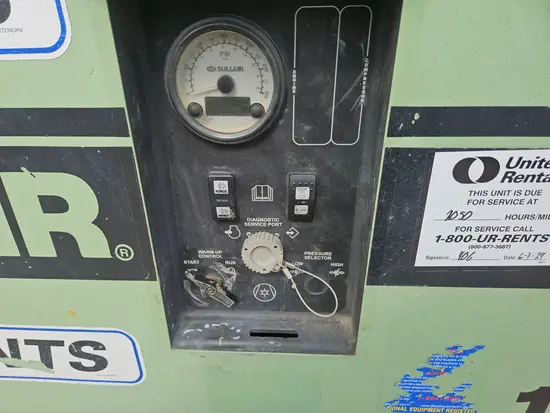 2018 Sullair 185DPQ-KU-T3 Air Compressor