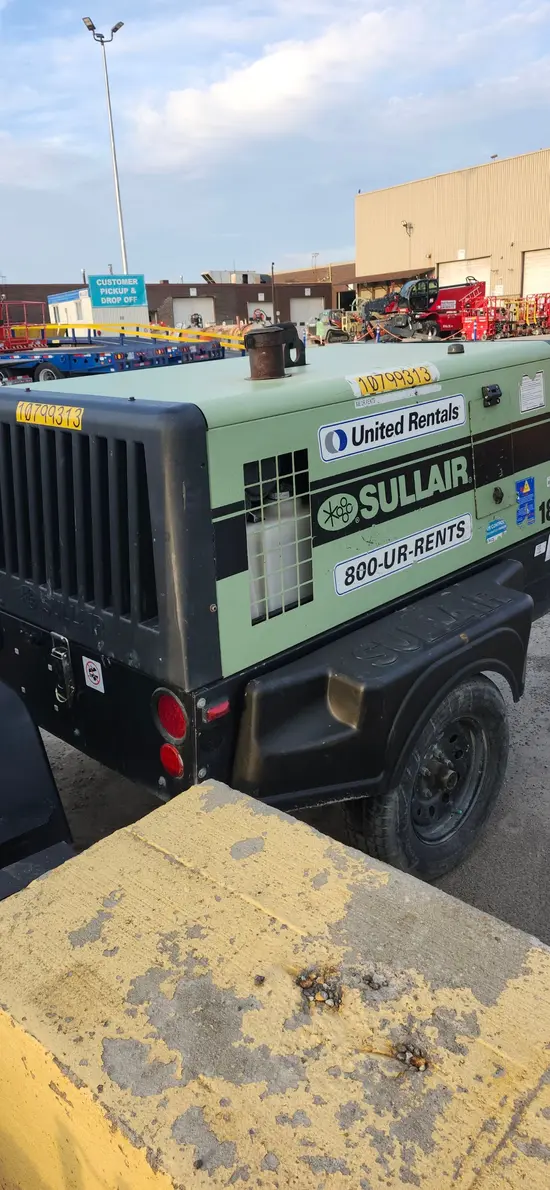 2018 Sullair 185DPQ-KU-T3 Air Compressor