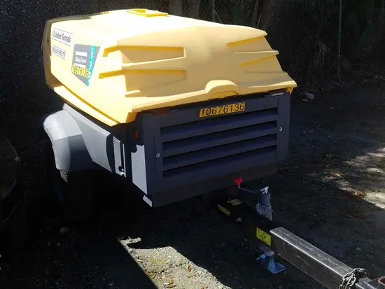 2017 Atlas Copco XAS185KD7 T4F Air Compressor