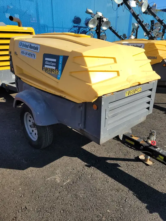 2017 Atlas Copco XAS185KD7 T4F Air Compressor