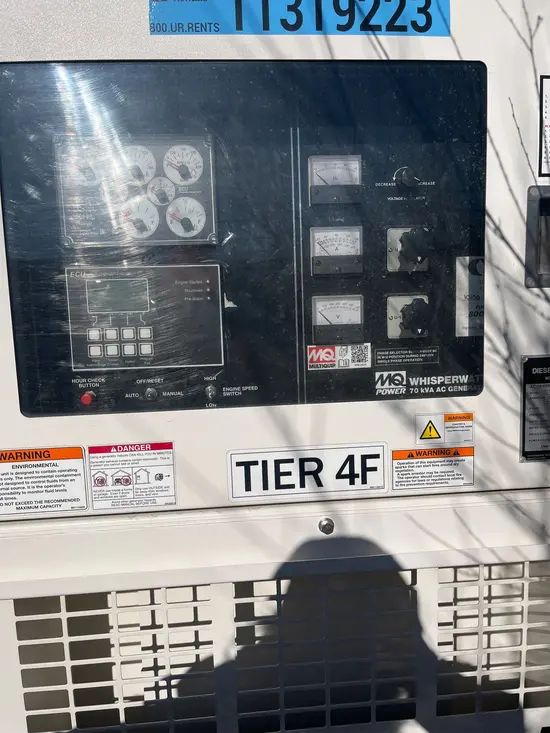 2021 Multiquip DCA70SSIU4F Diesel Generator