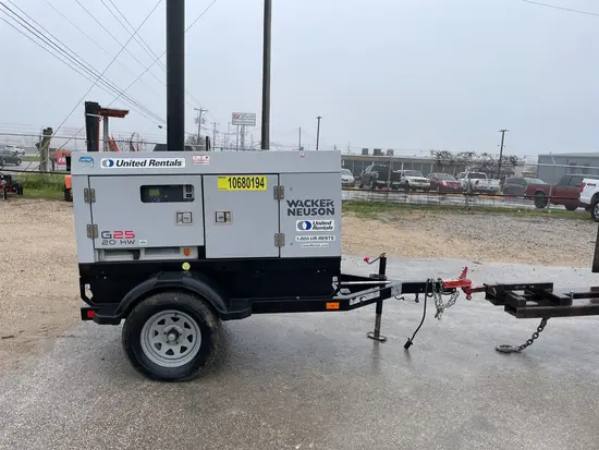 2017 Wacker Neuson G25 T4F Diesel Generator