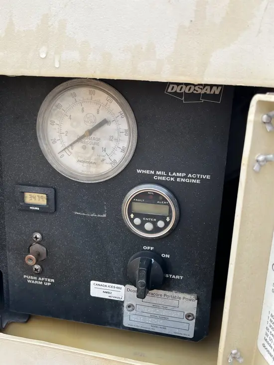 2018 Doosan C185WDZ-T4F Air Compressor