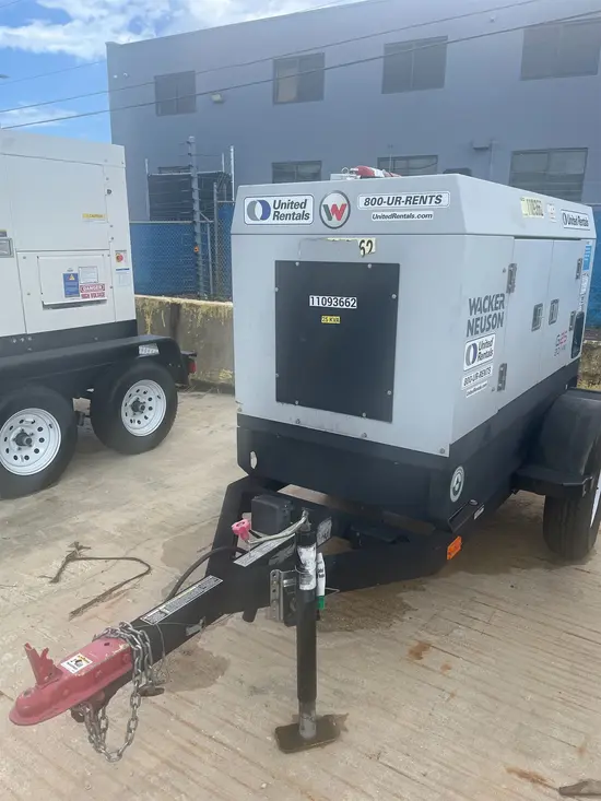 2020 Wacker Neuson G25 T4F Diesel Generator