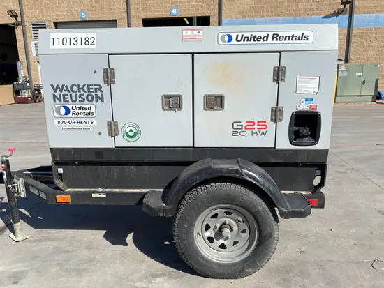 2019 Wacker Neuson G25 T4F Diesel Generator