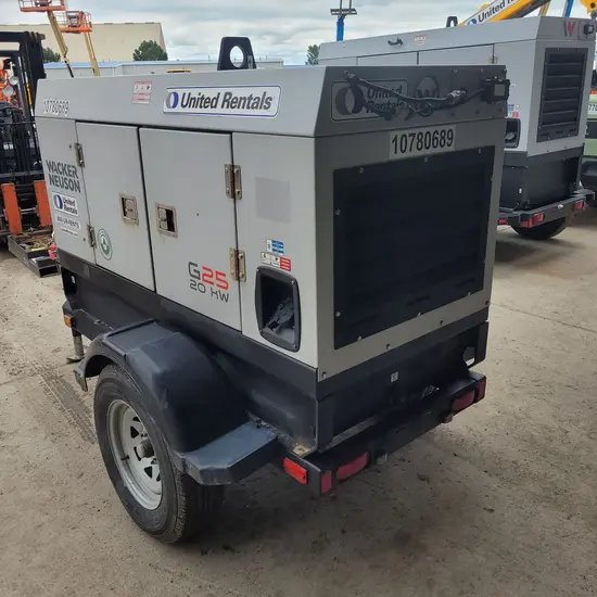 2018 Wacker Neuson G25 T4F Diesel Generator