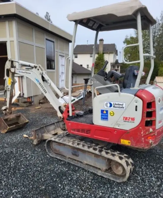 2018 Takeuchi TB216 Mini Excavator