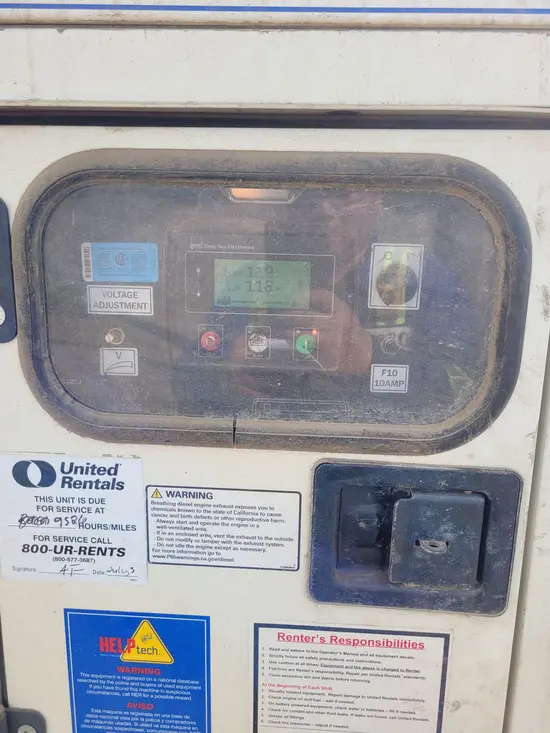 2021 Atlas Copco QAS45 Diesel Generator