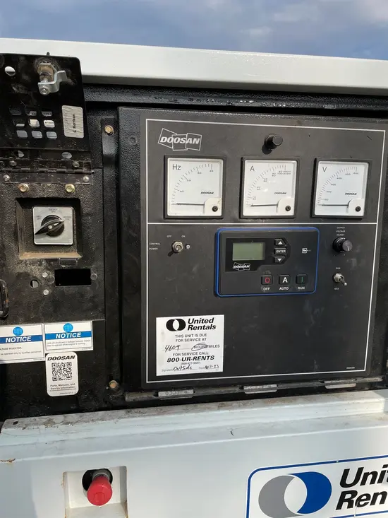 2018 Doosan G25WDO-T4F Diesel Generator