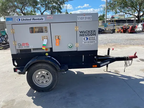 2019 Wacker Neuson G25 T4F Diesel Generator