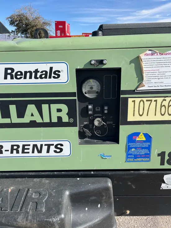 2018 Sullair 185DPQ-KU-T3 Air Compressor