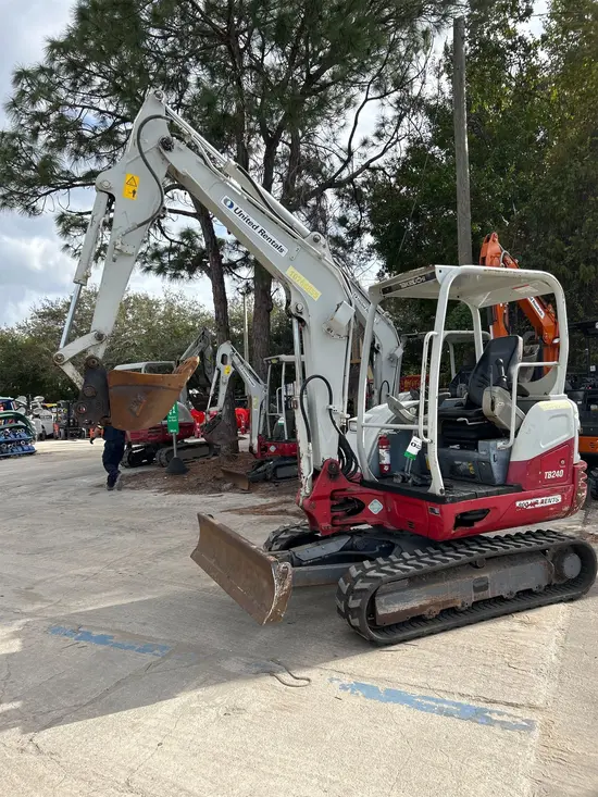 2018 Takeuchi TB240 Mini Excavator