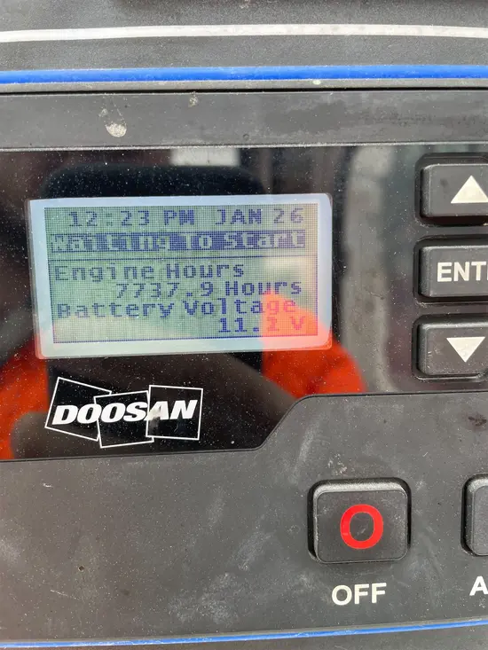 2018 Doosan G25WDO-T4F Diesel Generator