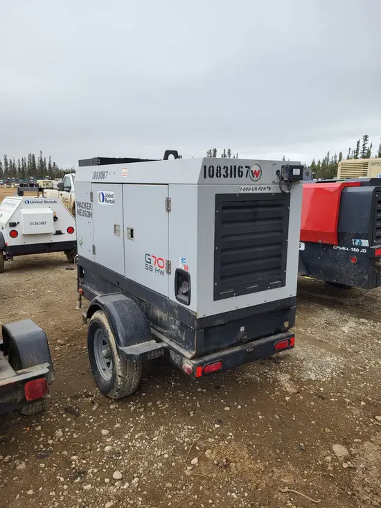 2018 Wacker Neuson G70 T3 Diesel Generator
