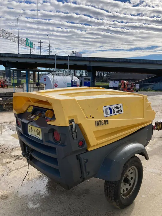 2017 Atlas Copco XAS185KD7FT4PE Air Compressor