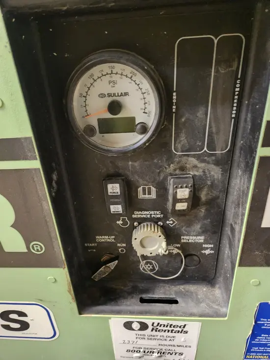 2018 Sullair 185DPQ-KU-T3 Air Compressor