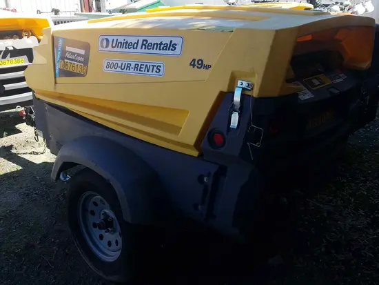 2017 Atlas Copco XAS185KD7 T4F Air Compressor