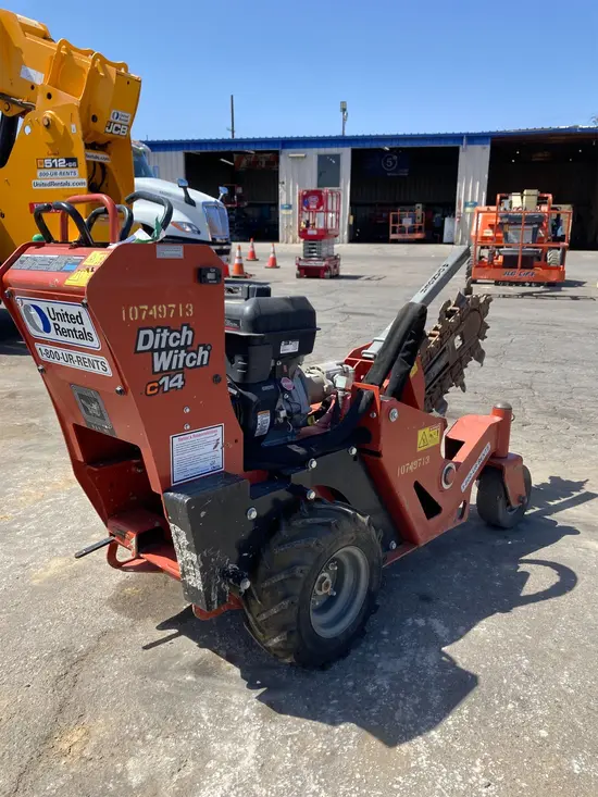 2018 Ditch Witch C14 Walk-Behind Trencher