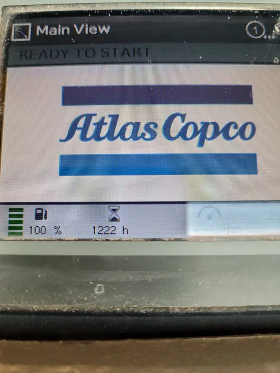 2017 Atlas Copco XAS185KD7 T4F Air Compressor