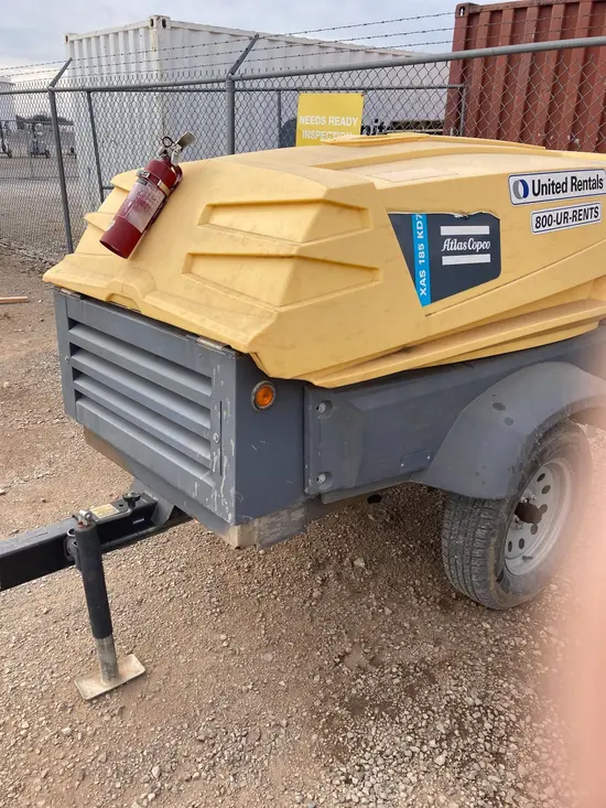 2017 Atlas Copco XAS185KD7 T4F Air Compressor