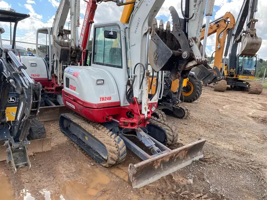 2019 Takeuchi TB240C Mini Excavator