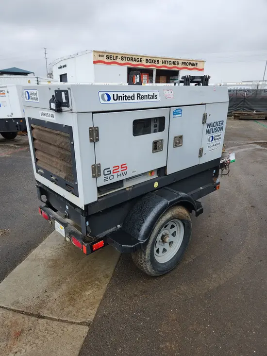 2018 Wacker Neuson G25 T4F Diesel Generator