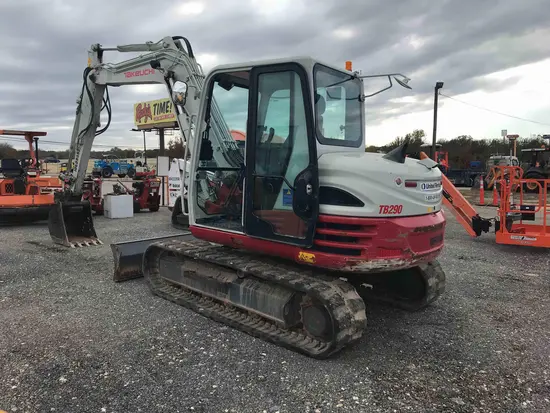 2017 Takeuchi TB290C Mini Excavator