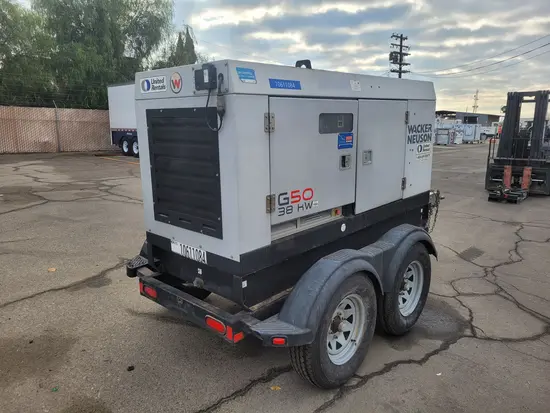 2017 Wacker Neuson G50 T4F Diesel Generator