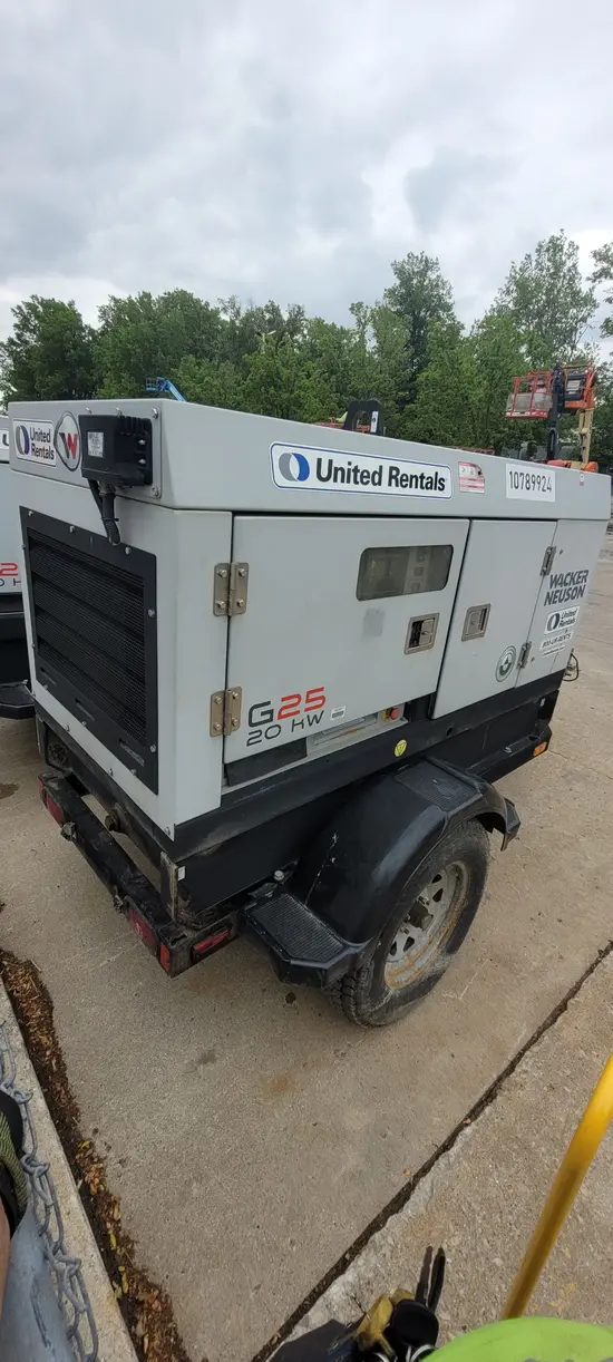 2018 Wacker Neuson G25 T4F Diesel Generator