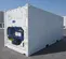 Carrier AC inside a white refrigerated shipping container