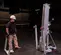 Silver Genie 16-20 ft. manual material lift with attachment removed