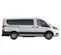 White Ford passenger van