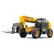 Yellow and Black JCB 9,000 lb. Telehandler, 30-45 ft., Variable