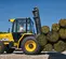 Yellow and Black JCB 6,000 lb. Straight Mast Rough Terrain Forklift, 11-20 ft., 4WD