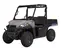Brown Polaris Ranger 2-seater UTV