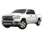 White Ram half-ton crew cab pickup truck