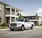 White Ram half-ton crew cab pickup truck
