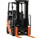 Orange and black Toyota Warehouse Forklift with Cushion Tires