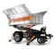 14 ft. Lift & Dump Roofing Trailer, 4 cubic yds., Tandem Axle