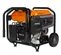 Orange and black GENERAC 8,000-8,400 W Portable Generator, Gas