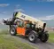 Orange and yellow JLG 12,000 lb. Telehandler, 53-69 ft., Variable