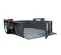 Black JLG Hydraulic Ground Level Equipment Trailer