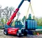 Red and black MAGNI 20,000 lb. Telehandler, 32-43 ft., Variable