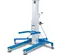Blue and silver Genie 700-800 lbs. 19-20 ft. manual material lift