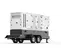 White and black CUMMINS 480-549 kW Towable Generator, Tier 4 Diesel