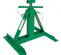 Green GREENLEE Screw-type Reel Jack Stand, 22 in.-54 in.