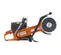 Orange, black and silver HUSQVARNA Concrete Cut-off Saw, 9 in., Gas Powered