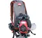 Gray and black and red MULTIQUIP Concrete Vibrator, Backpack, 2.5 HP, Gas Powered