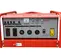 Red and gray MULTIQUIP 9,600-9,900 W Portable Generator, Gas